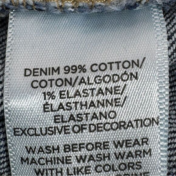 Loft Made and Loved Paint Splatter Boyfriend Jeans Blue 8 Button Fly - Picture 11 of 16